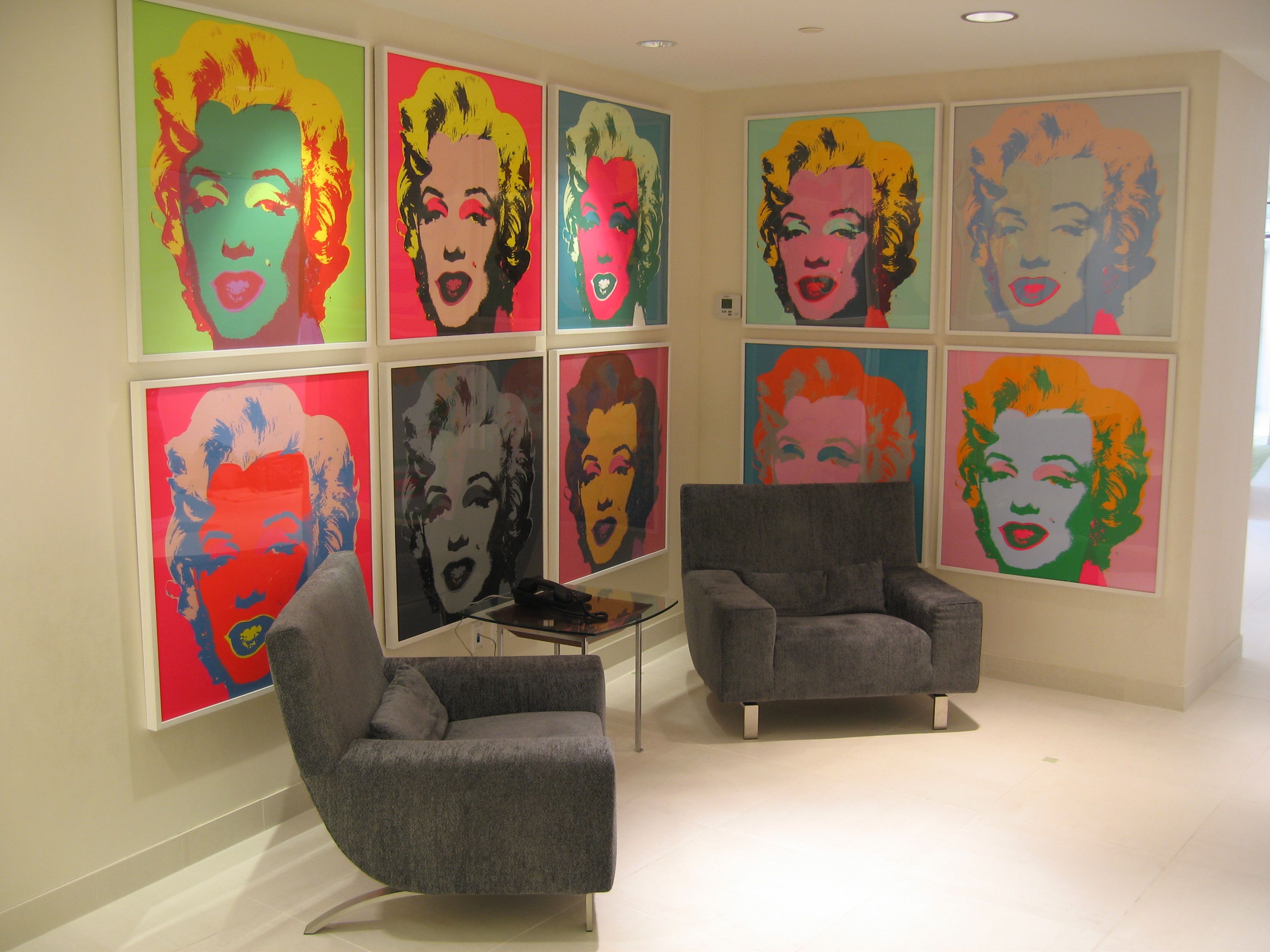 Andy Warhol Pop Art Installation