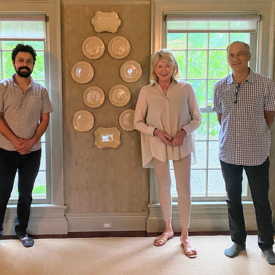 ILevel team hanging plate collection for Martha Stewart